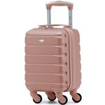 Flight Knight Lightweight 4 Wheel ABS Hard Case Suitcases Cabin Carry On Hand Luggage Approved for Over 100 Airlines Including British Airways, easyJet & Maximum Size for Ryanair 40x20x25cm