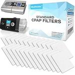 Standard CPAP Filters Compatible with ResMed - Premium Disposable Universal CPAP Filter Supplies for ResMed AirSense 10, for AirCurve 10, for S9 Series Machines, for AirStart, 24 PACK, Medihealer Supplies