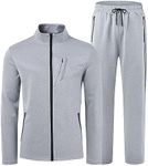 MoFiz Men Running Sweatsuit Full Zi