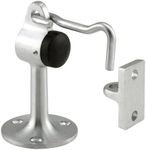 Prime-Line Products J 4602 Door Floor Stop Holder, 2-1/8-Inch, Brushed Chrome