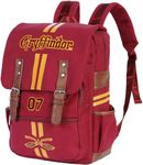 Harry Potter Lion-Oxford Backpack, Burgundy, 14 x 29 x 40 cm, Capacity 16 L