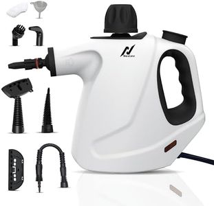 NexLev Steam Cleaner | For Complete Home Kitchen Bathroom Window Car & Office Cleaning | 9 Accessories | 450 ML | Window Pane Sink Grime Chimney Grease Water Stain Cleaner| 4 Meter Cord | 1000W |SC-05