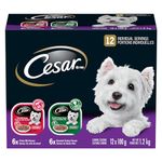 CESAR Filets In Sauce: 6 Roasted Turkey Flavour And 6 Prime Rib Flavour, 12x100g Trays