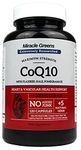 Powerful CoQ10 Complex - 300mg Max Strength, 120 Capsules | Boosted with Kale, Flaxseed, Garlic and More | High Absorption Naturally Fermented Ubiquinone CoQ10 for Heart Health and Energy | Made in UK