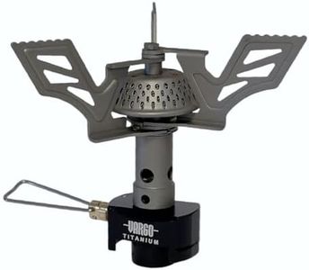 Vargo Jet-Ti 2 Titanium Stove | Ultralight Backpacking & Camping Canister Stove | Durable, Wind-Resistant, and Reliable | Only 1.9 oz (55g) for Hiking, Survival, and Outdoor Cooking