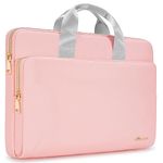 KIZUNA Laptop Sleeve Case 15.6 Inch Computer Carrying Handbag for 16" MacBook Pro M3 M1 M2 Max/15" IdeaPad Gaming 3i/16" Lenovo IdeaPad 5 Pro Gen 6/Thinkbook 16+/HP Envy x360 15/Dell XPS 15,Pink