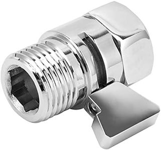 Shower Shut Off Valve, Shower Head Shut Off Valve High Heat Resistance Good Airtightness Knob Installation Leak‑Proof for Pipes for Shower Heads for Bathroom