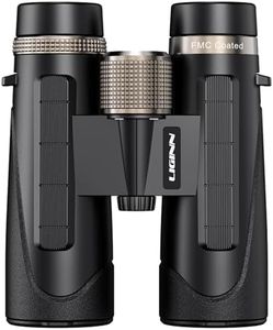 LIGINN 12x42 Binoculars with Phone Adapter for Adults – 42mm Objective Lenses – BaK-4 Prisms – Fully Multi-Coated – Waterproof & Fogproof – Metal Handwheel – Idear for Hunting, Bird watching, and More