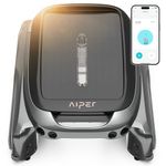 (2024 New) AIPER Surfer S1 Solar Powered Robotic Pool Skimmer with APP Support, Pool Temperature Monitor, Dual Charging Options, Salt Chlorine Tolerant Motors, Lasts up to 12 Hour