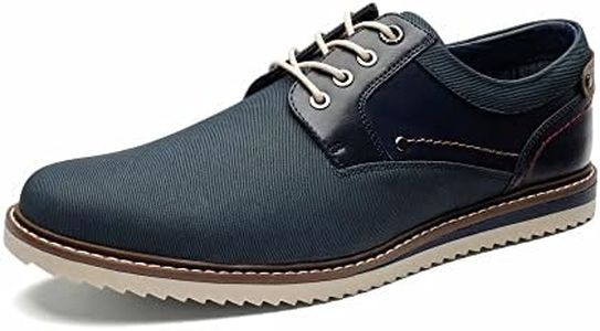 Bruno Marc Scarpe Eleganti Derby Stringate Uomo Vintage Elegante Basse Allacciare Blu SBOX2213M-E Taglia 43 (EUR)