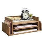 Kirigen Wood Desk Organizer 5 Trays