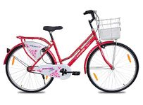 Tata stryder Ladies Sheen Cycle in 26" Wheel Size with Integrated Carrier for Age Group 12+