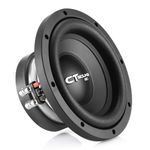 CT Sounds Bio 8” 600-Watt Dual 2-Ohm Car Subwoofer