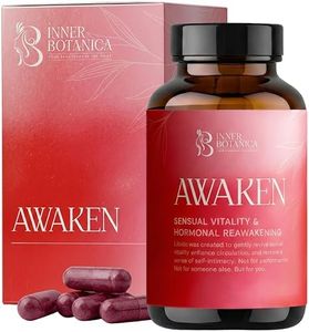 Inner Botanica Awaken Libido Support for Women with Maca Root & Adaptogens - Perimenopause Supplements for Women - Intimacy Vitamins & Daily Sensual Wellness (60 Capsules)