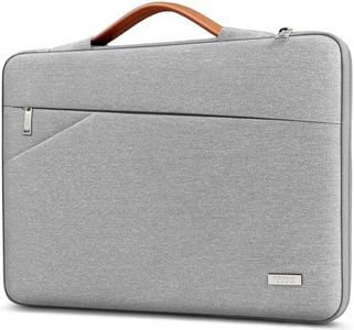 TECOOL 14 Pouces Housse Ordinateur Portable Pochette PC Portable Étanche pour 14 Pouces HP Lenovo Dell Acer ASUS Chromebook Notebook, Housse 15,3 Pouces MacBook Air M2 M3(2023-2024), Gris