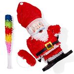 THE TWIDDLERS Santa Claus Piñata, Great Fun for Xmas Parties, Fill with Toys or Sweets (40 x 30 x 22 cm)