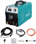 CuisinSmart Plasma Cutter, 50 Amp Non-Touch Arc Plasma Cutter Machine with Torch, Dual Voltage 110/120V AC IGBT Inverter Metal Cutting Equipment for 1/2" Clean Cut Stainless Steel and Aluminum
