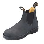 Blundstone Unisex Black Leather 550 Series Boots, Voltan Black, 11 M US Men/ 13 M US Women