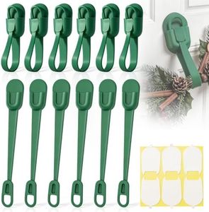 12 PCS Self-Adhesive Silicone Garland Hangers for Mantle Fireplace Door