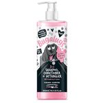 BUGALUGS Dog Shampoo 3 in 1 shampoo, Conditioner & Detangler - Raspberry & Lemon dog perfume grooming products for smelly dogs, best dog coat puppy shampoo, pet accessories (Shampoo 500ml)