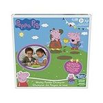 Hasbro Peppa Pig Muddy Puddle Champion Board Game for Kids Ages 3 and Up, Preschool Game for 1-2 Players, English and French Bilingual (F4262)