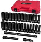 WETT 1/2" Drive Impact Socket Set, 