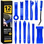 Tresalto 12pcs Car Trim Removal Tool Kit - High Quality Trim Removal Tools for Cars, No Scratch Plastic Pry Tool Kit, Automotive Interior Trim Tools, Essential Car Tools, Complete Car Trim Removal Kit