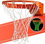 Ultra Sporting Goods Heavy Duty Basketball Net Replacement - All Weather Anti Whip, Fits Standard Indoor or Outdoor Rims - 12 Loops (Glow in The Dark)