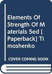 Elements Of Strength Of Materials 5ed