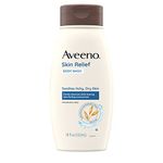 Aveeno Active Naturals Fragrance Free Skin Relief Body Wash, Soothing Oatmeal, 18 Ounce