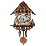 Vosarea Wooden Wall Clock,Small Clo