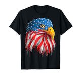 Patriotic American Eagle And USA American Flag T-Shirt T-Shirt