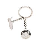 RKG Football Soccer Boot Ball Metal Keyring Key Fob