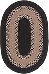 Colonial Mills Area Rug, Wool, Black, 3X5