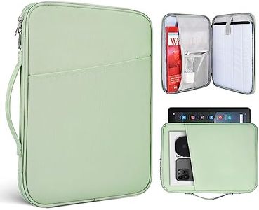 Housse pour tablette de 9 à 11 pouces pour tablette Amazon Fire Max 11"/Fire HD 10 Plus et Fire HD 10 Plus Kids Pro 10,1", sac de transport pour tablette iPad (vert)