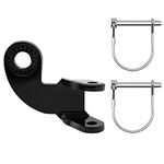 Thinvik 12.2MM Steel Hitch for Burley Trailer, Baby Bike Trailers Replace Attachment- Burley Bee Bike Trailer Hitch Coupler Attachment Kid- Children Trailers Adapter Replacement Connector(45°)