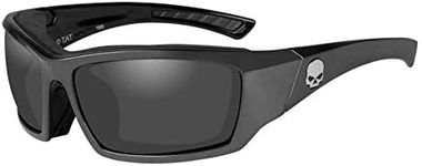 Harley-Davidson Men's Tat Skull Gasket Sunglasses, Gray Lenses & Frames HATAT02