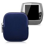 kwmobile Neoprene Case Compatible with Bosch Intuvia - Pouch with Zipper for Bike Display - Dark Blue