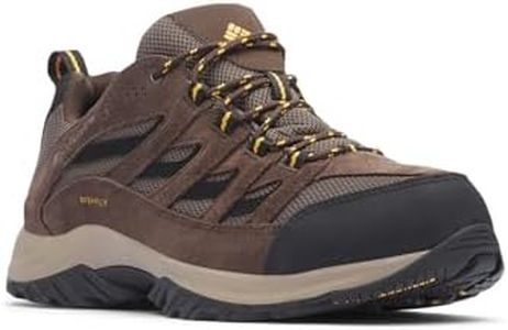 Columbia Men's Crestwood Waterproof, 2024 Mud/Squash, 9.5