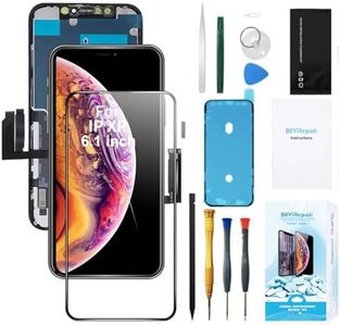 Premium Screen for iPhone XR (6.1 inch) Touch LCD Complete Repair kit - Digitizer Display Glass with Back Plate, Waterproof Adhesive, Tempered Glass, Tools, Instruction