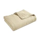 Twin Blanket for Bed, Tencel Throw Blanket, 3-Layer Bed Blankets Twin Size, Blankets & Throws, Lightweight Blanket, Breathable Blanket, Twin Size Blanket, Warm Blanket, 68x90 inch - Linen