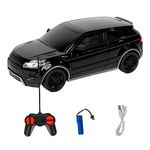 WireScorts Rechargable Remote Control Car, High Speed Mini 1:24 Scale SUV Car with Rechargeable Battery - SUV Black