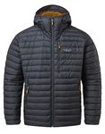 Rab Men's Microlight Alpine Down Jacket for Trekking, Climbing, & Skiing - Beluga - Large