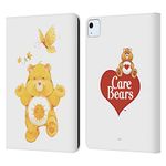 Head Case Designs Officially Licensed Care Bears Funshine Classic Leather Book Wallet Case Cover Compatible With Apple iPad Air 2020/2022