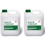 White Vinegar for Cleaning - Distilled White Vinegar- 5 Litre Bottle - Produced in The UK,5 l (Pack of 2)