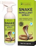 Snake Repellent Spray | 100% Natural & Non-Toxic | Long-Lasting 30+ Days Protection | Safe for Indoor & Outdoor Use | Eco-Friendly Snake Away Spray for Home, Garden & Farm Use (250ml)