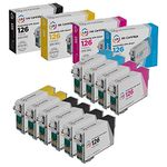 LD Remanufactured Epson 126 / T126 Set of 10 Ink Cartridges (4 Black 2 Cyan 2 Magenta 2 Yellow) for Stylus NX330,