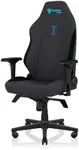 Secretlab Titan Evo Lite in Charcoal Blue SoftWeave Gaming Chair - Reclining - Ergonomic & Heavy Duty Computer Chair with 4D Armrests & Lumbar Support - Dark Grey & Blue