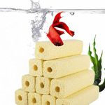 VAYINATO® Aquarium Filter Media, 5 Pcs - Fish Tank Ceramic Bio Media Blocks - Koi Pond Aquaculture (Mini Square) by Petzlifeworld