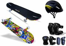 Jaspo Crossroad Skateboard Combo Pro (31x8 inches) Suitable for (8 Years and Above). (Medium, No Mercy)